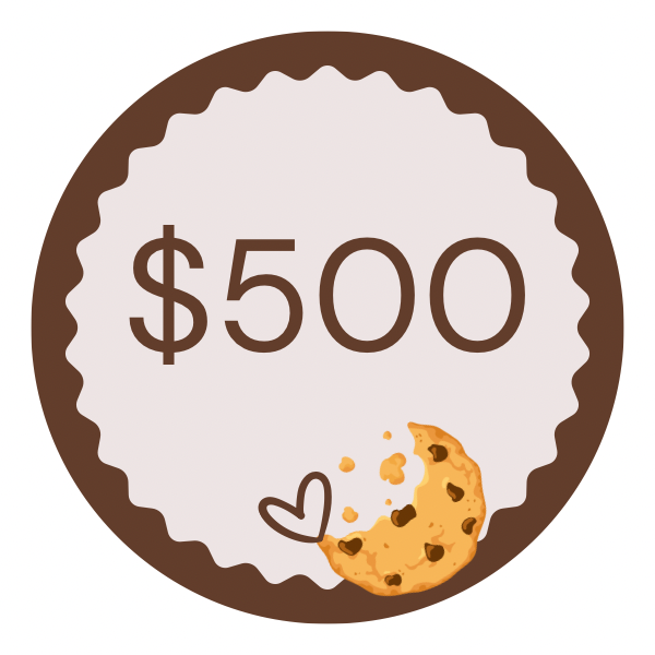 $500 Fundraiser Donation