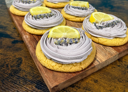 "Cookies & Cocktails" Lemon Lavender Cookie Baking Class. Saturday, May 30th. 4p-6:30p.