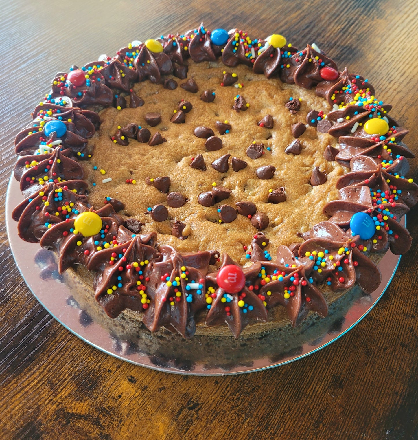 9 Inch Chocolate Chip Cookie Cake