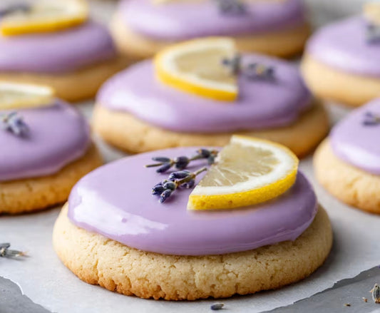 "Cookies & Cocktails" Lemon Lavender Cookie Baking Class. Friday, April 10th. 6:30p-9p.