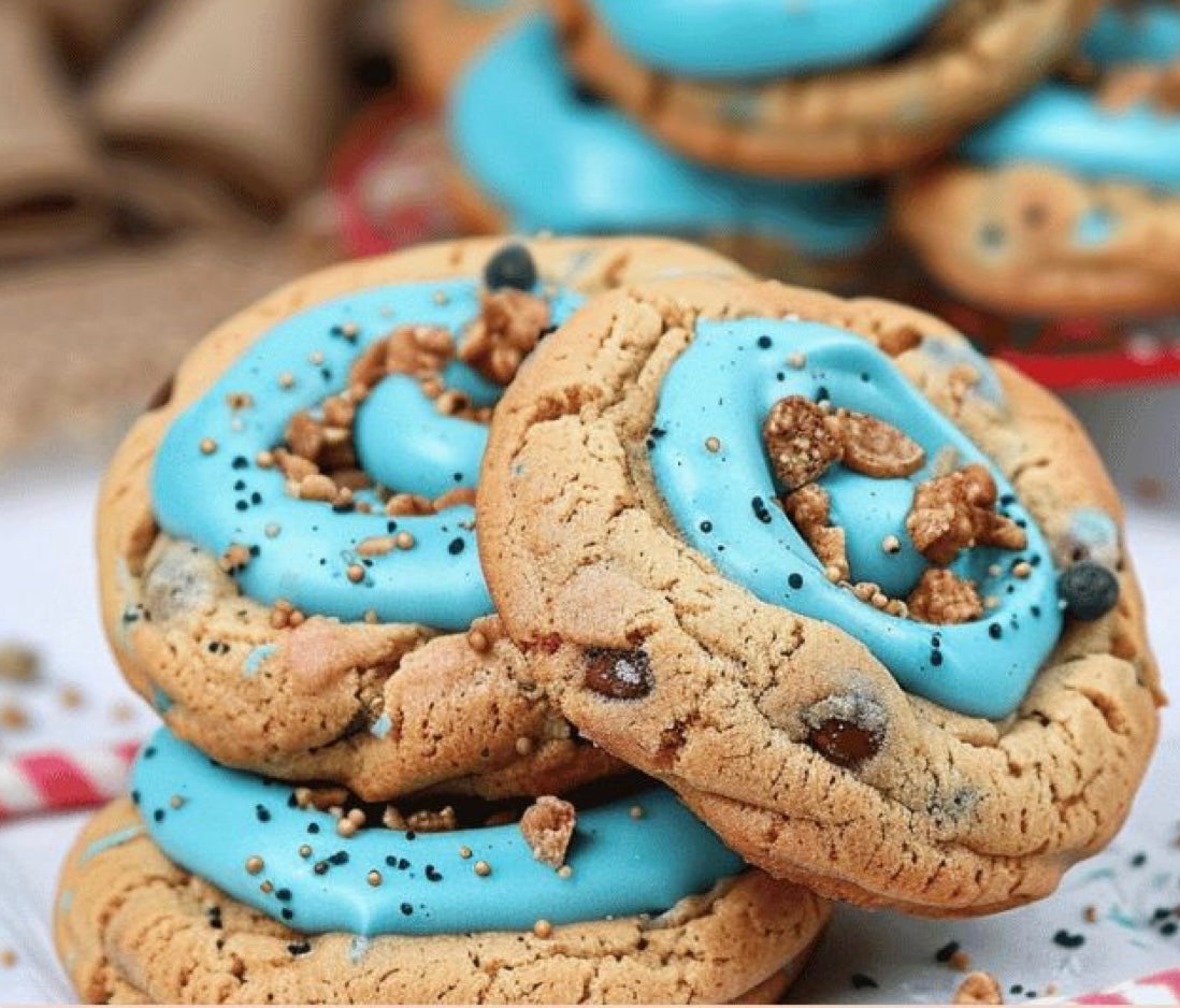 Dreamy Blue Chocolate Chip Cookie Baking Class (Kids Ages 5-12) Saturday, January 3rd. 1pm-3pm.