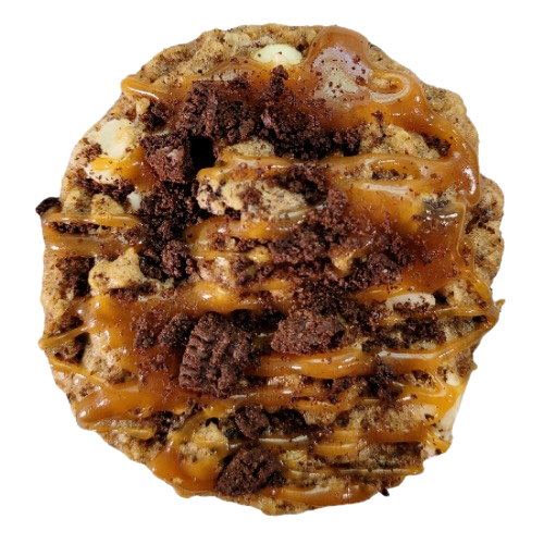 Caramel Cookies-N-Creme Cookie