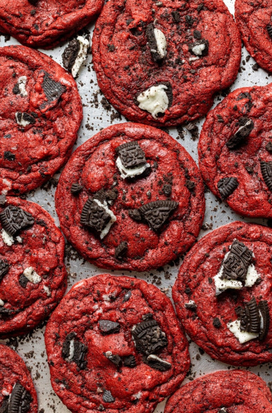 Red Velvet Cookies-N-Cream Cookie Baking Class Friday, October 13th . 6pm-8pm. (ADULTS)